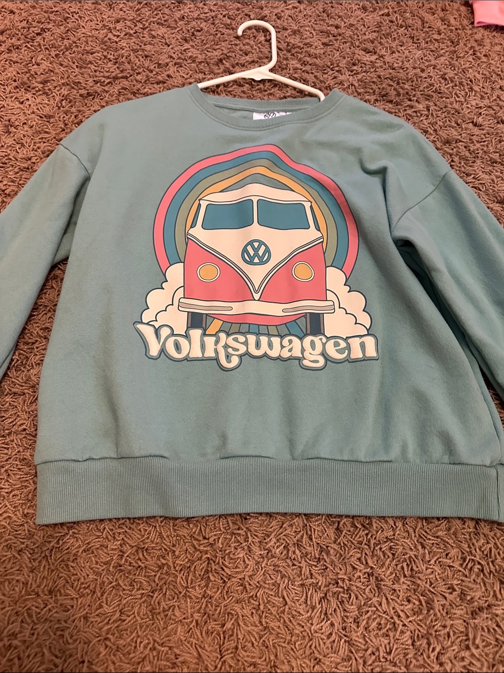 Volkswagen Kids Pullover Sweatshirt in Sage Green